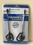 Midland AVP1 Vox Hands-free Headset Microphones For Frs Gmrs 2 Way Radios. Fixed Price $13.99.