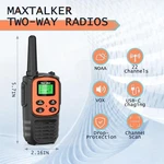 Maxtalker Rechargeable Walkie Talkies With 22 Channels - Multicolor. Fixed Price $42.07.