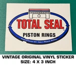 Total Seal Piston Rings Vintage Original Decal Sticker-engine-racing-performance. Fixed Price $7.28.