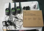 Motorola New Nos Talkabout Two-way Radios KEM-ML36801A Chargers Batteries. Fixed Price $33.25.