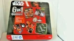New Disney Star Wars Force Awakens 6 1 Games Collector Tin Galactic Spin, Etc. Fixed Price $24.97.