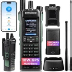 10W Ham Radio Handheld, Long Range Two Way Multi-band With Gps, Chirp &.... Fixed Price $71.90.