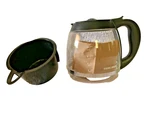1191-GLASS Coffee Carafe & Filter Basket By Black DECKER-12 Cup Model DCM2160B. Fixed Price $14.95.