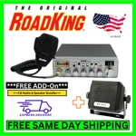 Roadking Cb Radio 40 Channel Full Size Turner Rk 4PIN Mic Usb Swr/rf Meter Pa. Fixed Price $92.95.