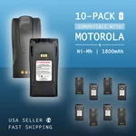10X Battery For 4496 4497 Motorola Radio 1800MAH Ni-mh CP150 CP200 PR400 EP450. Fixed Price $164.00.