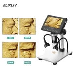 Elikliv Digital Microscope 1000X 4.3'' Lcd Screen Usb Coin Magnifier With Light. Fixed Price $59.28.