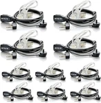 Case Of 10, Retevis Walkie Talkies Earpiece With Mic 2 Pin Acoustic Black. Fixed Price $44.99.