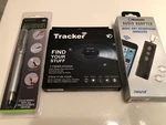 Tech Gift Set Laser Headphone Bluetooth Radar Tracker Stylus. Fixed Price $7.00.