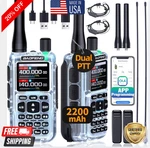 Long Range Walkie Talkie 2 Pack 100 Mile Two Way Radio Rechargeable Usa. Fixed Price $69.89.
