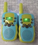 Kids Walkie Talkies Set Of With 22 Channels Blue And Green Color T-388 Tested. Fixed Price $13.20.