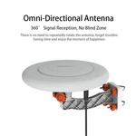 150 Miles 360 Omni-directional Amplified Antenna Digital Hdtv Leadzm New. Fixed Price $34.95.