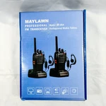 Maylawn Professional Fm Tranceiver Walkie Talkie Set (2) With Chargers. Fixed Price $14.00.