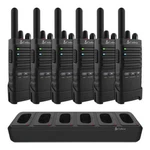 Cobra PX650-BCH6 6-PACK Professional Business 2 Way Frs Walkie Talkie Radios. Fixed Price $299.95.