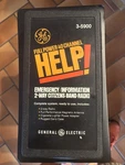 Ge Full 40 Channel 2-WAY Citizens Band Radio Help 3-5900 W/power Supply (r. Fixed Price $40.00.