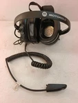 Motorola PMLN5276B Heavy Duty Headset W/ Noise Cancelling Boom Mic. Fixed Price $179.10.