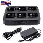 New Six-way Charger For Motorola XPR7350 XPR7550 XPR6550 XPR6350 XPR3300 XPR3500. Fixed Price $91.95.