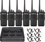 RB23 Waterproof Walkie Talkie Set, Long Range 6 Pack With Charger & Earphones. Fixed Price $367.99.