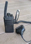 Motorola # RMU2080 Two-way Business Radio Walkie Talkie With Microphone. Fixed Price $34.95.