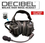 Decibel Dual-muff High Noise Reducing Headset With Built-in Two-way Radio Gmrs. Fixed Price $224.10.