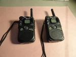 2-UNWIRED Walkie Talkies Frs Ufr 588 14 Channels 38 Subcodes Black Power Up .. Fixed Price $18.50.