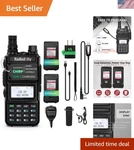 All-in-one Gmrs Handheld Radio Kit 250 Channels, Usb Rechargeable & Waterproof. Fixed Price $85.99.