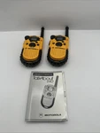 Motorola Talkabout 250 Walkie Talkies Channel Scan/lock Push Yellow. Fixed Price $46.99.