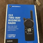 Motorola CLS1410 Channel Uhf Watt Business Two-way Radio. Fixed Price $120.00.
