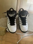 Nike Air Jordan 6-17-23 White-black Sneakers, Size 11.5, Motorola Sports. Fixed Price $250.00.