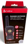 Cobra Rugged Outdoor Two-way Radio Walkie-talkie Acxt 1037R FLT-1 Miles Nib. Fixed Price $29.99.