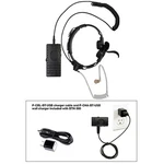 Pryme BTH-300-KIT6 With Gladiator Throat Microphone For Radios + Cell Phones. Fixed Price $180.00.