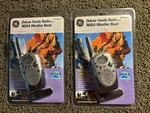 Set Of 2 General Electric Noaa Weather Band Deluxe Family Radio 35840GC3 New. Fixed Price $18.00.