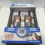 Midland X-talker T51VP3 Two-way Radios 28 Mile 22 Channels Orange Nib. Fixed Price $34.99.