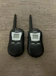 Pair Cobra Walkie Talkie Clear Call Two Way Radio Black Working. Fixed Price $10.00.