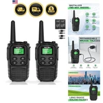 Long Range Walkie Talkies For Adults Frs Two Way Radio Noaa Led Flashlight. Fixed Price $32.19.
