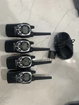 Midland GXT1000G X-tra Talk Two-way Radios Black W/ 18CVP8-REV Charger. Fixed Price $65.00.