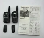 Midland LXT118 X-tra 2 Way Radios Lot Walkie Talkies Black- See Details. Fixed Price $19.99.