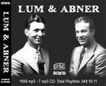 Lum & Abner - Old Time Radio 7 Cd Set 1683 MP3. Fixed Price $25.00.