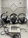 Califone 1218AV-PY Listening Center 3 Headphones Storage Case Classroom. Fixed Price $49.99.