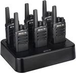 RT68 Walkie Talkies Rechargeable, Portable Two Radios Pack With Six-way Mu. Fixed Price $200.99.