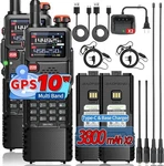5RH Pro Gps Ham Radio Handheld 10W Long Range Two Way 3800 Mah Black. Fixed Price $117.99.