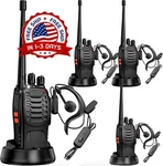 4X Walkie Talkie Recargable De Largo Alcance Con Auricular Radio Bidireccional.. Fixed Price $94.99.