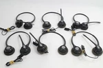 Lot 6 Plantronics Supraplus Wideband Headsets Use M22 M12 & Voip Voice Over. Fixed Price $139.95.