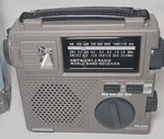 Grundig FR200 Emergency Am/fm Sw Radio Crank Flashlight With Box. Fixed Price $19.99.
