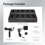 Retevis RTC68T 10-WAY Charger Multi Unit Rapid For RT68H. Fixed Price $69.99.