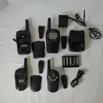 4 Walkie Talkie Bundle- Cobra CXT395 Microtalk 22-CHANNEL & CXT107. Fixed Price $19.98.