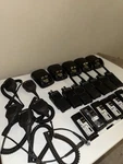 7 Motorola XP3300E Jobsite Radios, 5 Chargers, Remote Speakers. Fixed Price $697.77.