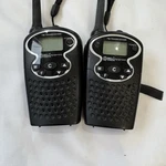 2 Bell Equipment BE-1438VP Black Wireless Handheld Fm Transceiver Walkie Talkies. Fixed Price $10.00.