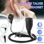 2PIN Ppt Walkie Talkie Mic Earpiece Headset Fbi-style Security Radios Earphones. Fixed Price $7.58.