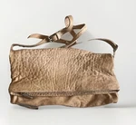 Maxon Made In Italy Tan Pebbled Leather Crossbody Messenger Boho Shoulder Bag. Fixed Price $17.66.