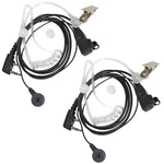 2-PACK Hqrp 2PIN Acoustic Tube Headset Earpiece Ptt Mic For Kenwood Radio Device. Fixed Price $14.45.